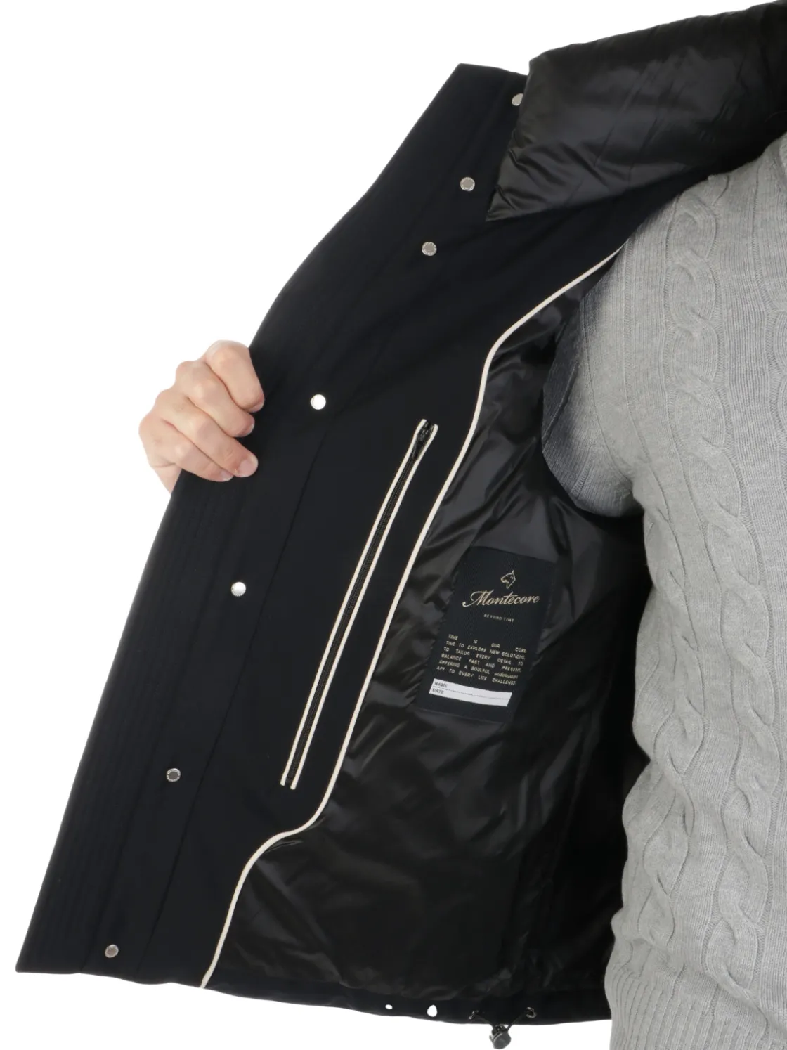 Montecore | Gilet Uomo Stretch con Cappuccio>Uomo Gilet E Smanicati