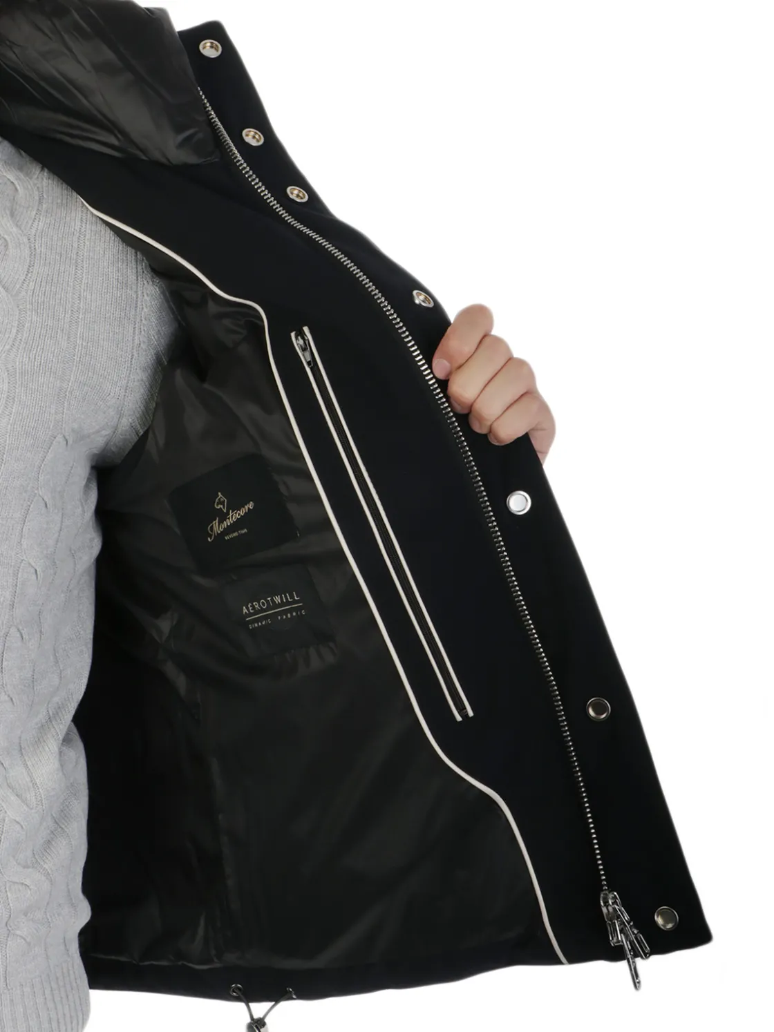 Montecore | Gilet Uomo Stretch con Cappuccio>Uomo Gilet E Smanicati