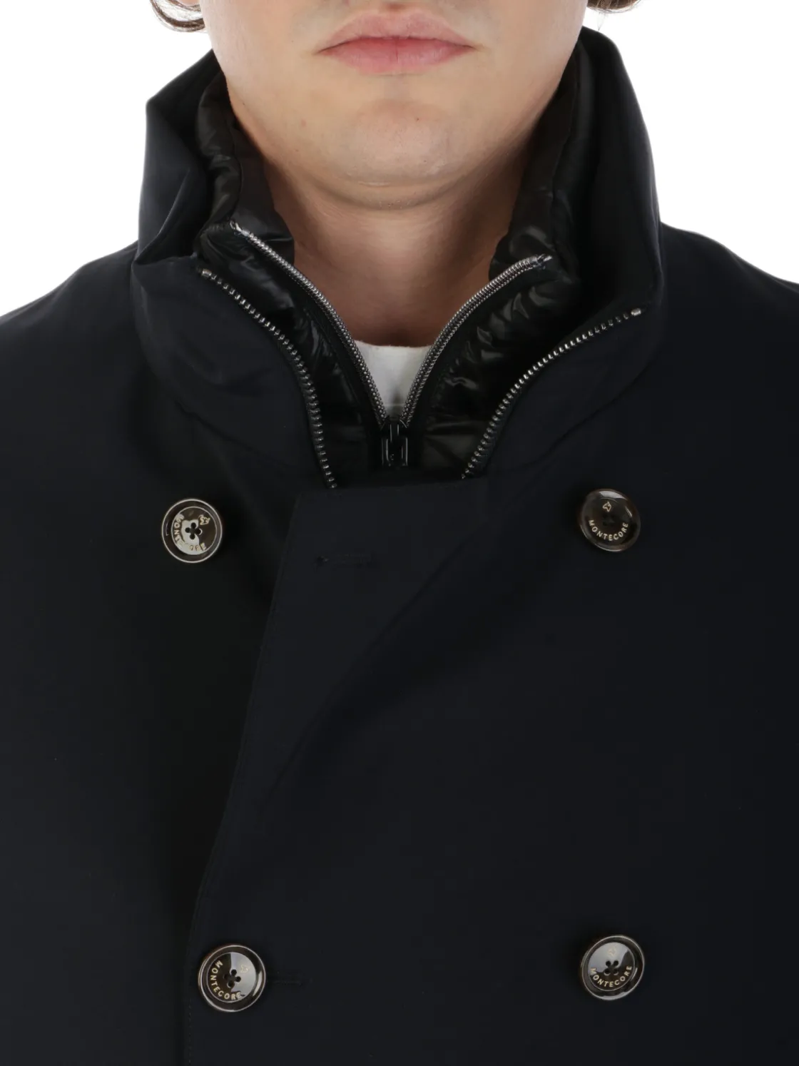 Montecore | Giubbotto Uomo Doppiopetto Stretch>Uomo Blazer E Giacche