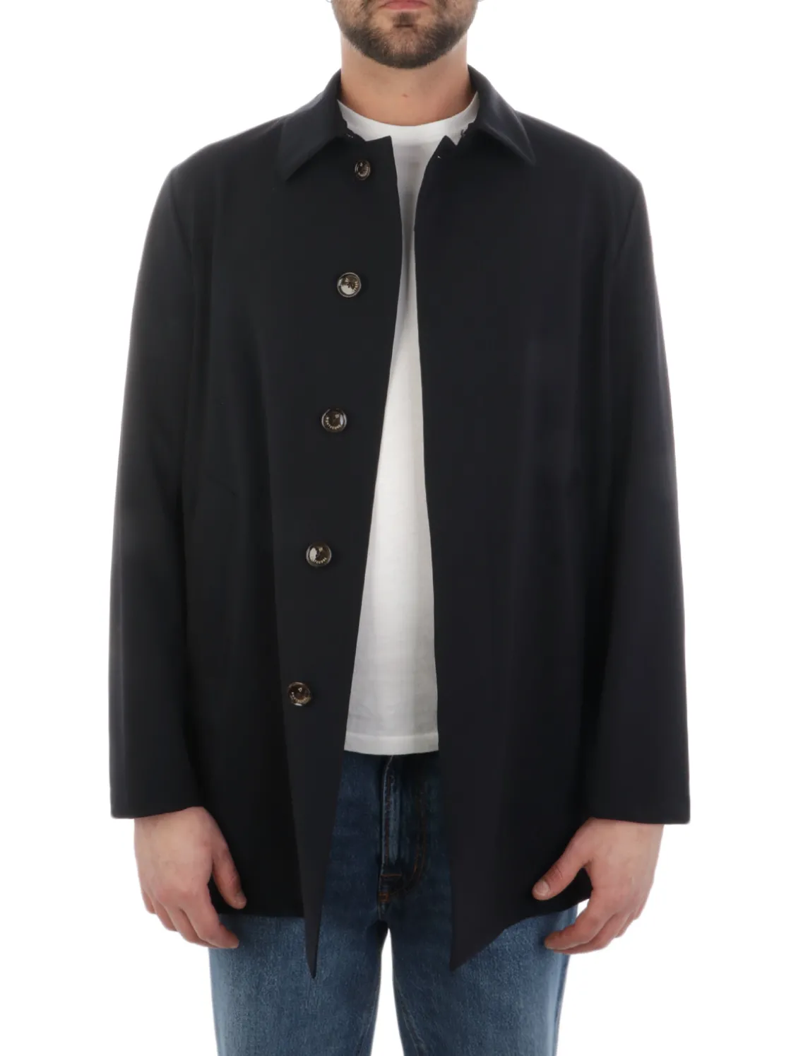 Montecore | Impermeabile Uomo in Tessuto Elasticizzato>Uomo Cappotti E Trench