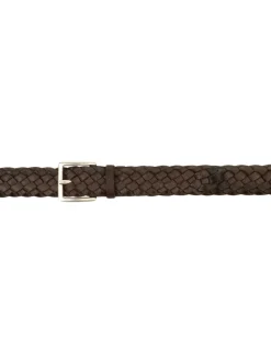 Orciani | Cintura Uomo in Pelle Intrecciata>Uomo Cinture