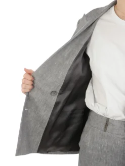 Peserico | Giacca Donna Doppiopetto in Lino><noscript><img width=