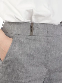 Peserico | Pantaloni Donna Classici in Lino><noscript><img width=