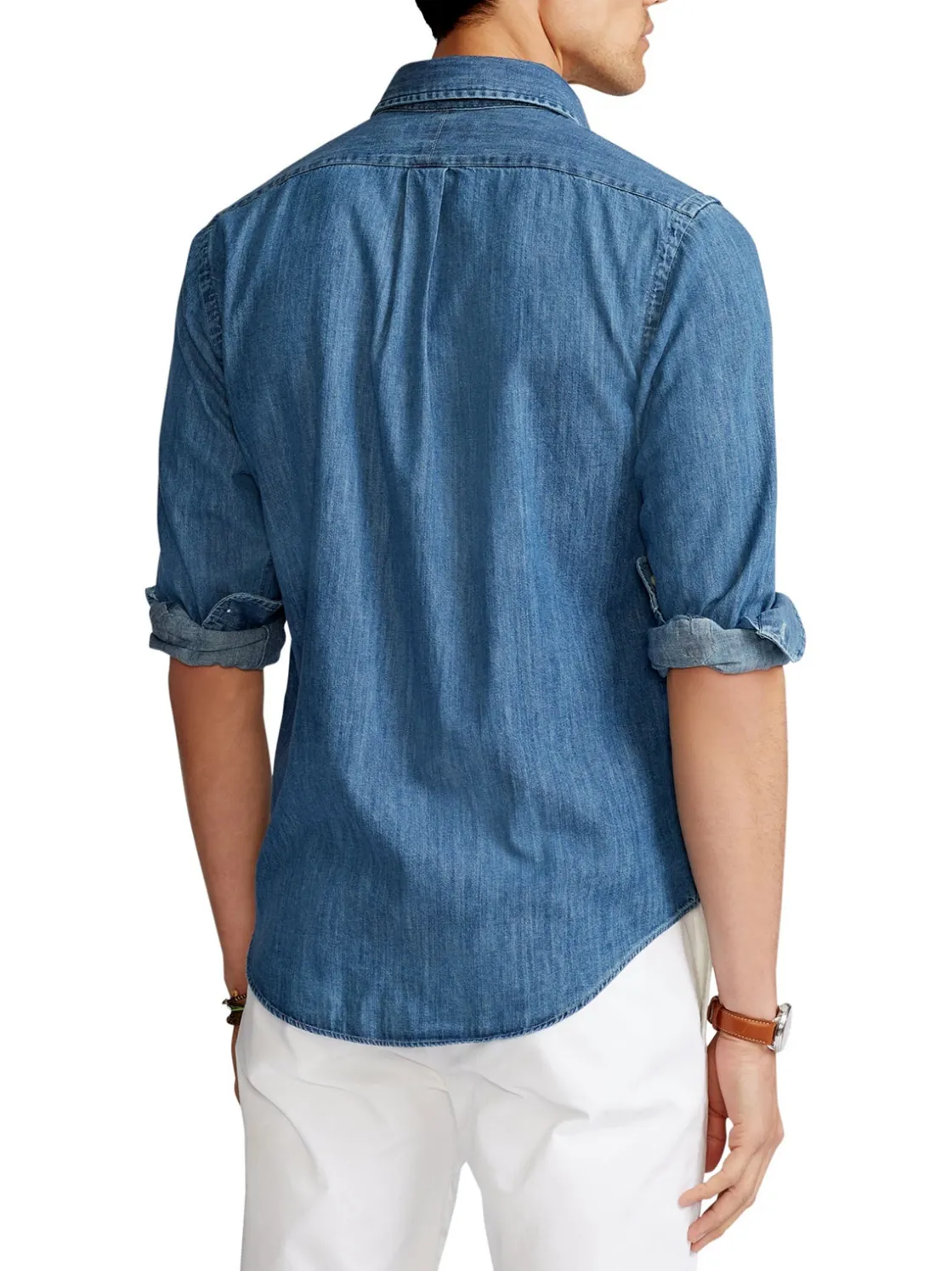 Polo Ralph Lauren | Camicia Uomo in Denim Custom Fit>Uomo Camicie