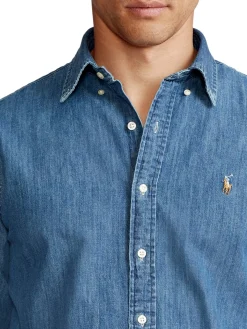 Polo Ralph Lauren | Camicia Uomo in Denim Custom Fit>Uomo Camicie
