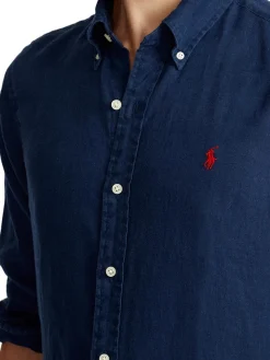 Polo Ralph Lauren | Camicia Uomo Slim in Lino>Uomo Camicie