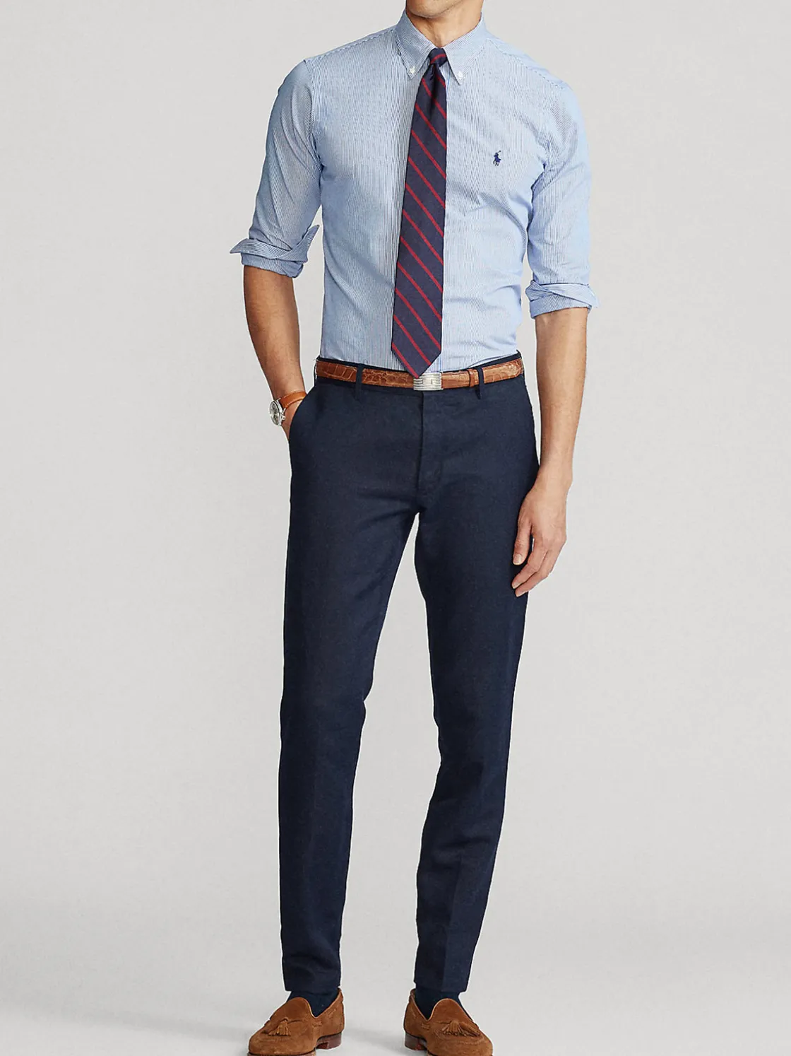 Polo Ralph Lauren | Camicia Uomo a Righe Custom Fit>Uomo Camicie
