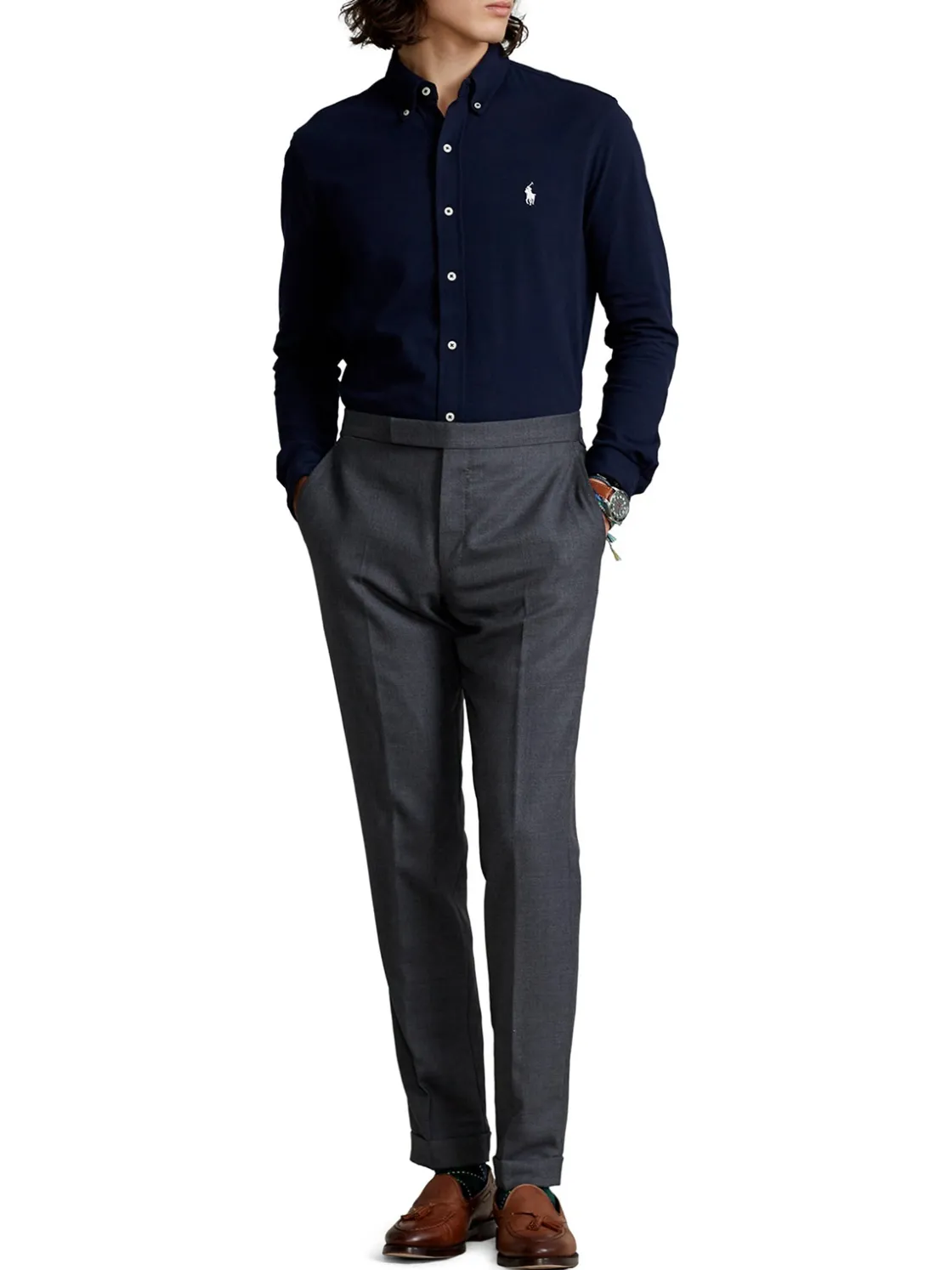 Polo Ralph Lauren | Camicia Uomo in Cotone Piqué>Uomo Camicie