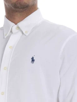 Polo Ralph Lauren | Camicia Uomo in Cotone Piqué><noscript><img width=