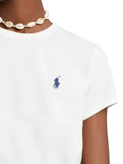 Polo Ralph Lauren | Cotton Jersey Tee>Donna T-Shirts