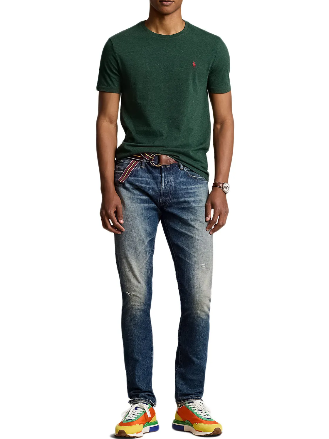 Polo Ralph Lauren | Custom Slim Fit Jersey>Uomo T-Shirts