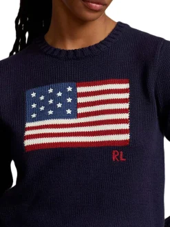 Polo Ralph Lauren | Flag Pullover>Donna Maglie