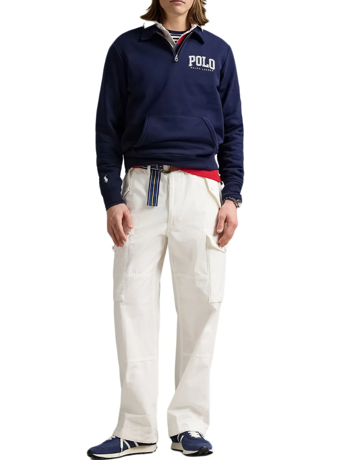 Polo Ralph Lauren | Fleece Collared Sweatshirt>Uomo Felpe