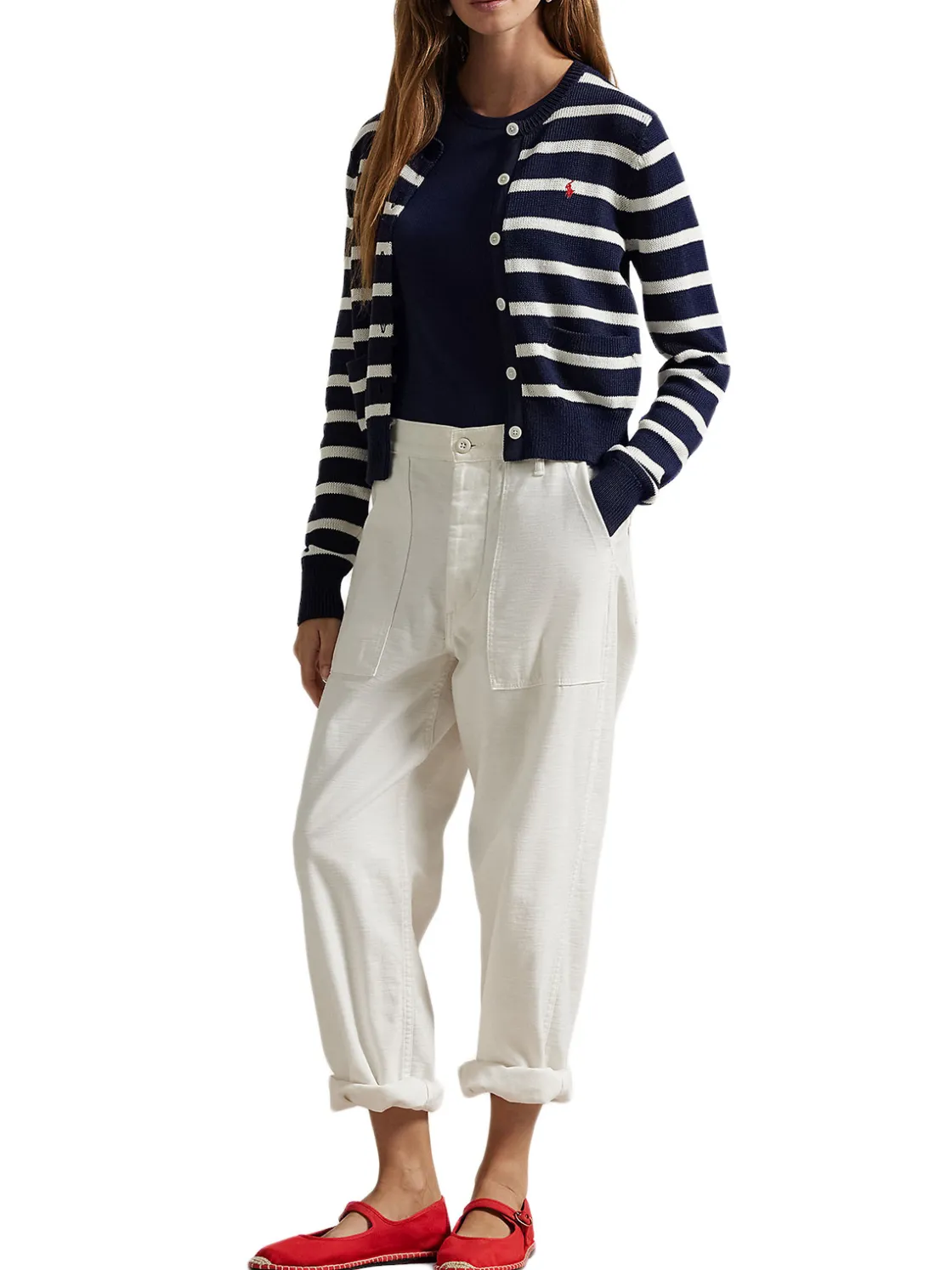 Polo Ralph Lauren | Long Sleeve Cardigan>Donna Maglie