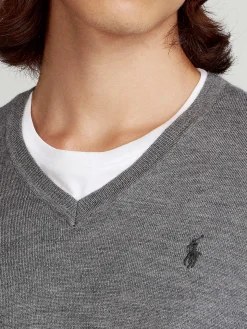 Polo Ralph Lauren | Maglia Uomo Scollo a V in Lana>Uomo Maglie