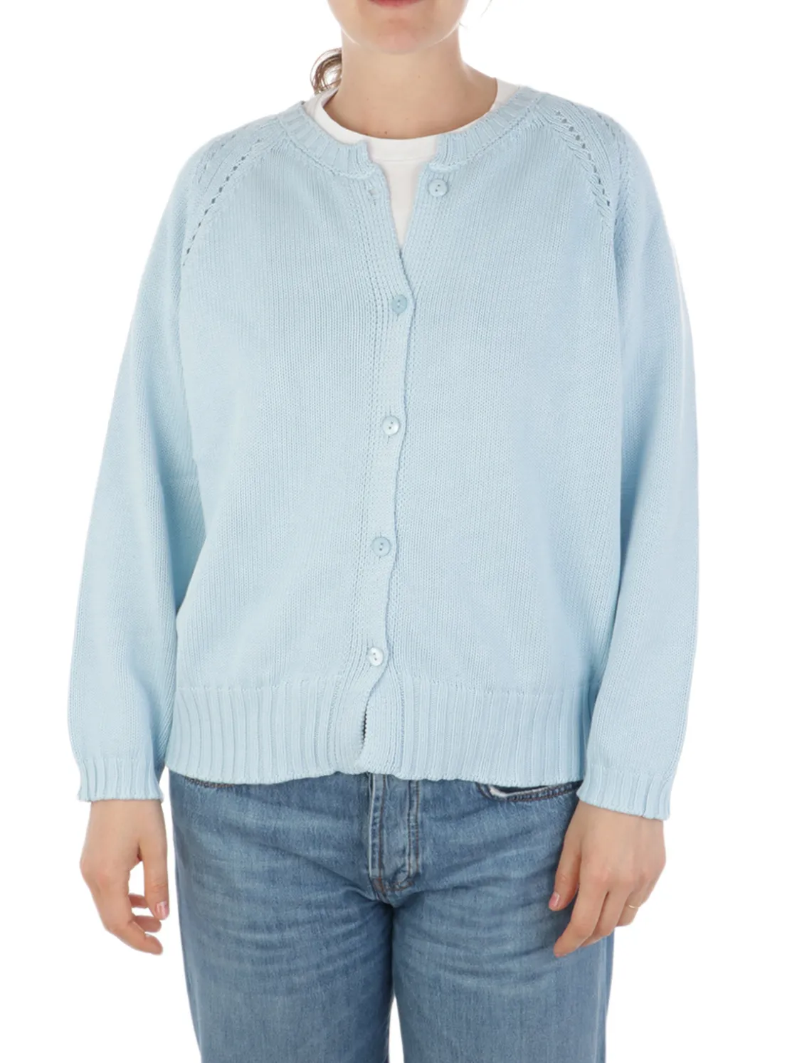Rossopuro | Cardigan Con Bottoni>Donna Maglie