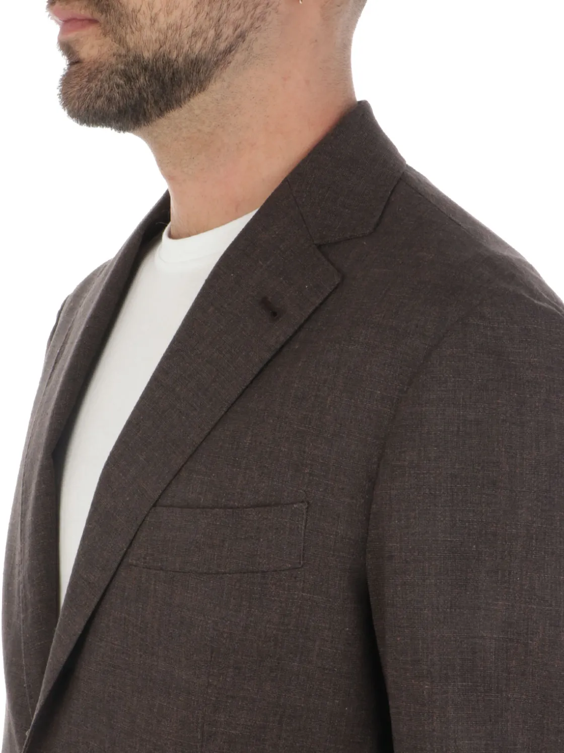 Sartorio | Giacca Uomo in Lana e Lino>Uomo Blazer E Giacche