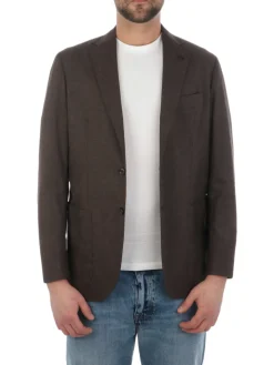 Sartorio | Giacca Uomo in Lana e Lino><noscript><img width=