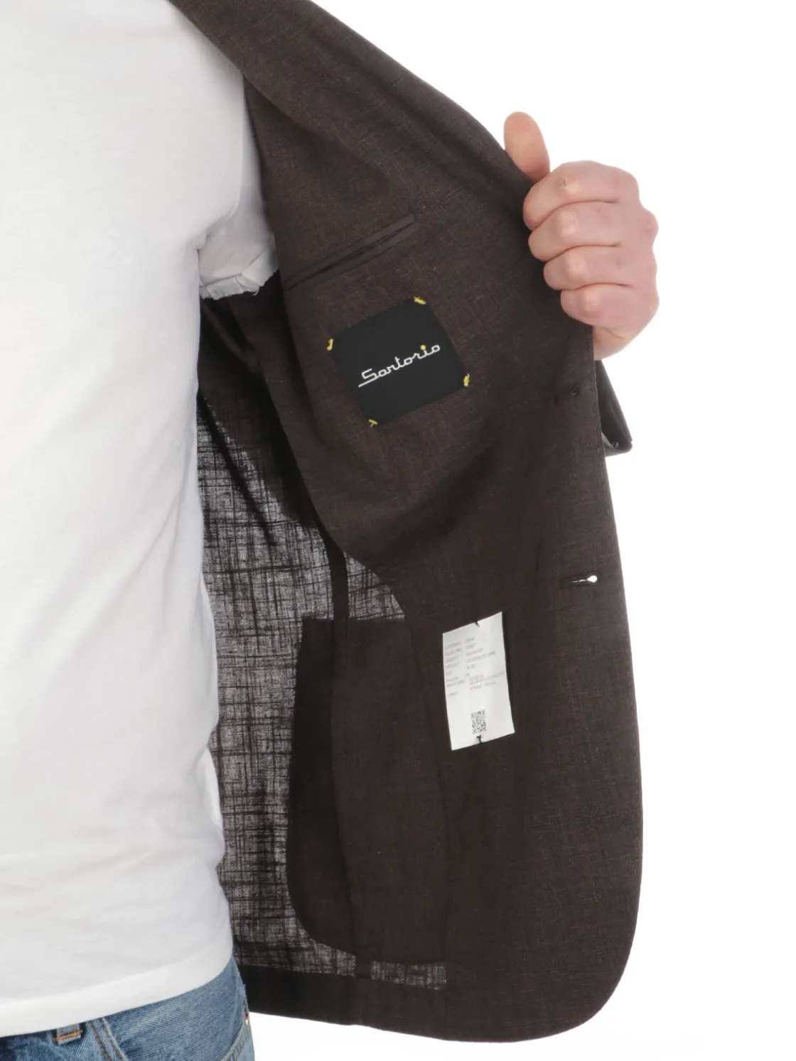 Sartorio | Giacca Uomo in Lana e Lino>Uomo Blazer E Giacche