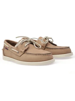 Sebago | Scarpe Uomo Docksides Portland Nubuck>Uomo Scarpe Stringate