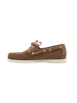 Sebago | Scarpe Uomo Docksides Portland Nubuck>Uomo Scarpe Stringate