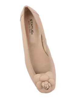 Status | Ballerine Donna in Pelle con Fiore><noscript><img width=