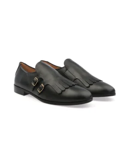 Status | Mocassini Donna in Pelle con Frange>Donna Ballerine E Mocassini