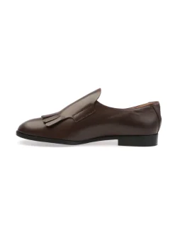 Status | Mocassini Donna in Pelle con Frange>Donna Ballerine E Mocassini