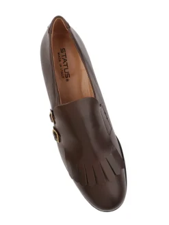 Status | Mocassini Donna in Pelle con Frange><noscript><img width=