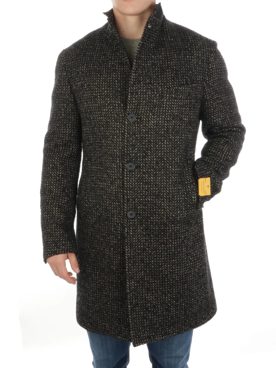Tagliatore | Cappotto Uomo Spigato in Lana>Uomo Cappotti E Trench