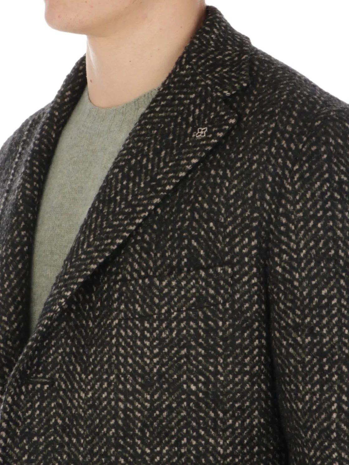 Tagliatore | Cappotto Uomo Spigato in Lana>Uomo Cappotti E Trench