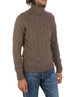 Tagliatore | Dolcevita Uomo a Treccia>Uomo Maglie
