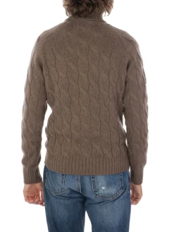 Tagliatore | Dolcevita Uomo a Treccia>Uomo Maglie