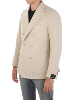 Tagliatore | Giacca Doppiopetto Uomo in Lana e Cotone>Uomo Blazer E Giacche