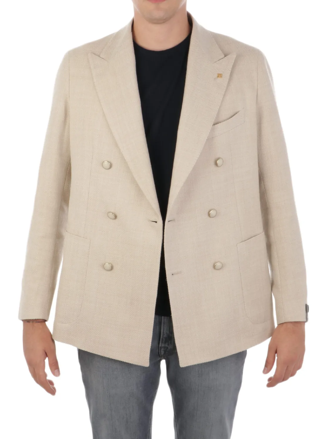 Tagliatore | Giacca Doppiopetto Uomo in Lana e Cotone>Uomo Blazer E Giacche