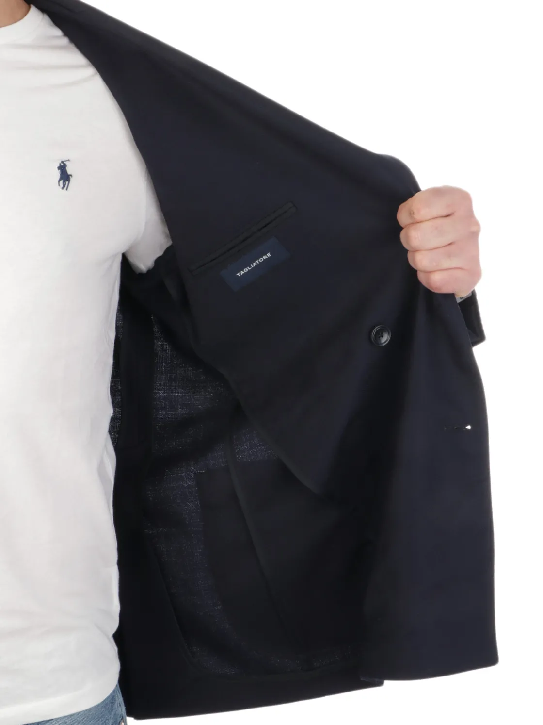 Tagliatore | Giacca Doppiopetto Uomo in Lana Vergine Stretch>Uomo Blazer E Giacche