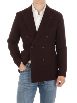 Tagliatore | Giacca Uomo Doppiopetto in Lana a Coste>Uomo Blazer E Giacche