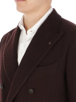 Tagliatore | Giacca Uomo Doppiopetto in Lana a Coste><noscript><img width=