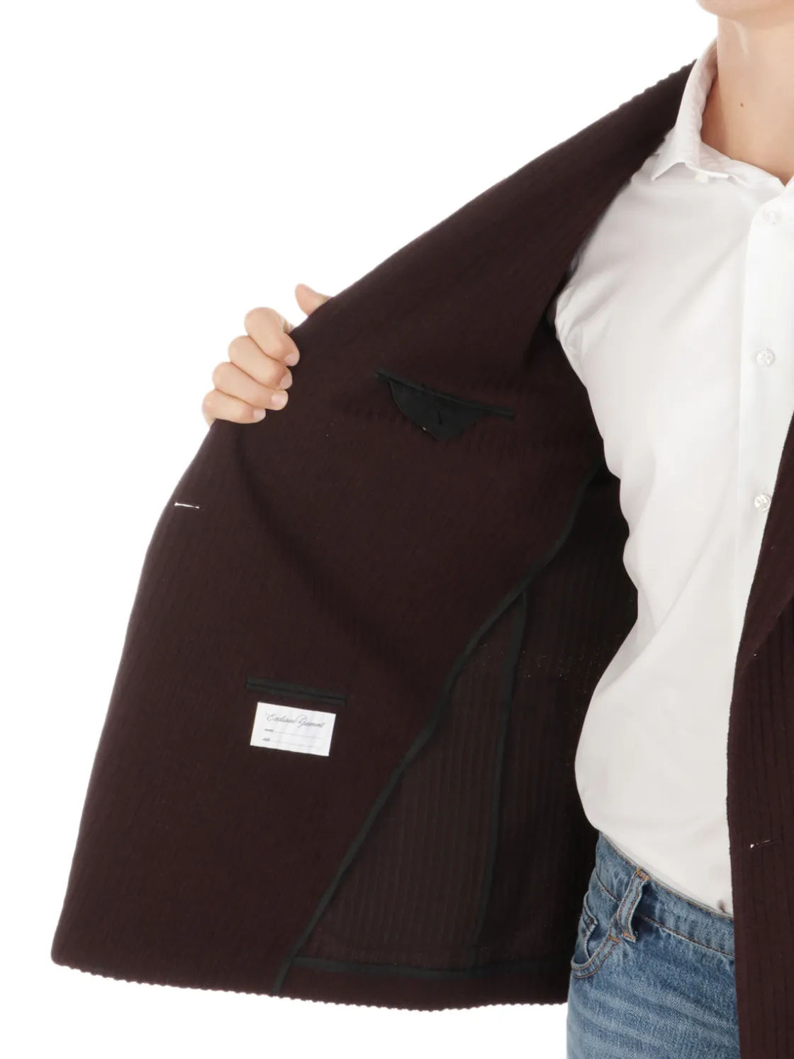 Tagliatore | Giacca Uomo Doppiopetto in Lana a Coste>Uomo Blazer E Giacche