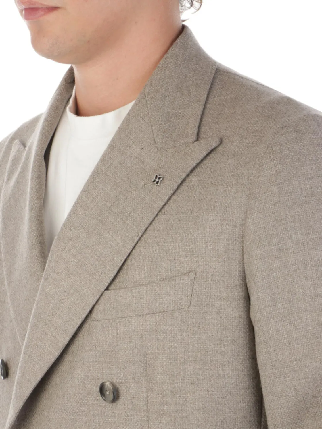 Tagliatore | Giacca Uomo Doppiopetto in Lana e Cashmere>Uomo Blazer E Giacche