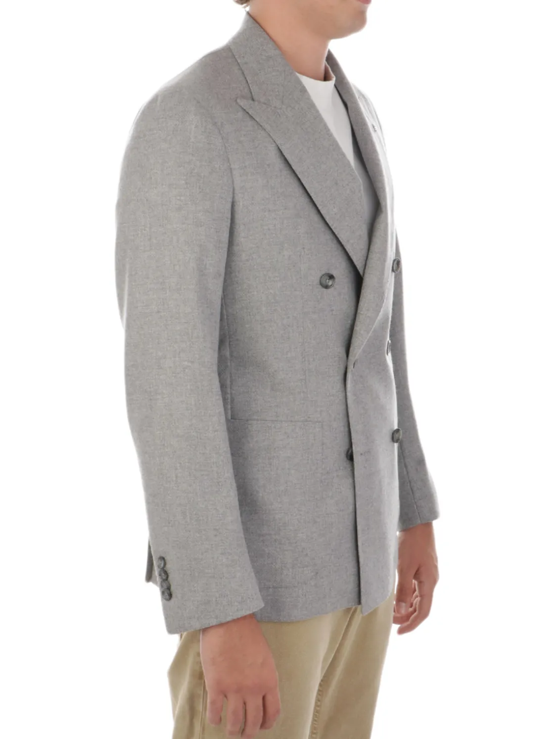 Tagliatore | Giacca Uomo Doppiopetto in Lana e Cashmere>Uomo Blazer E Giacche
