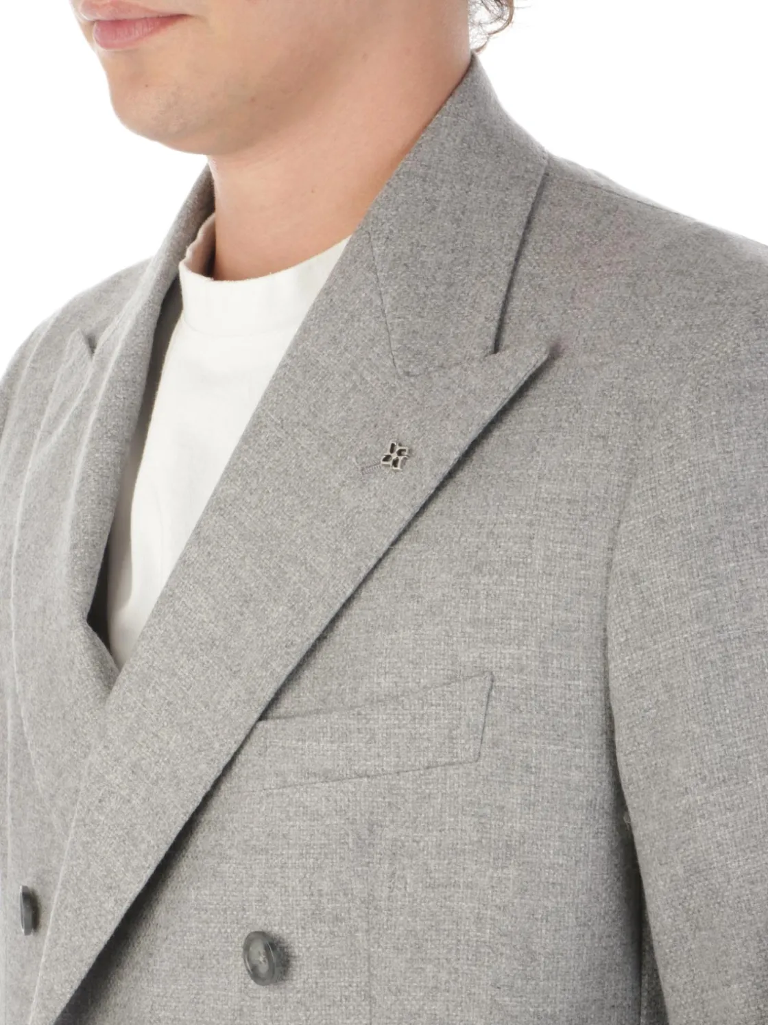 Tagliatore | Giacca Uomo Doppiopetto in Lana e Cashmere>Uomo Blazer E Giacche