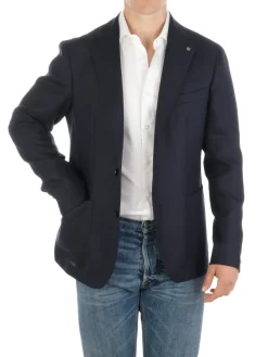 Tagliatore | Giacca Uomo in Lana Occhio di Pernice>Uomo Blazer E Giacche