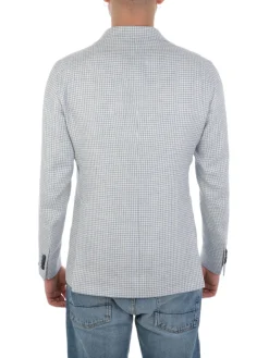 Tagliatore | Giacca Uomo in Lino Pied de Poule>Uomo Blazer E Giacche