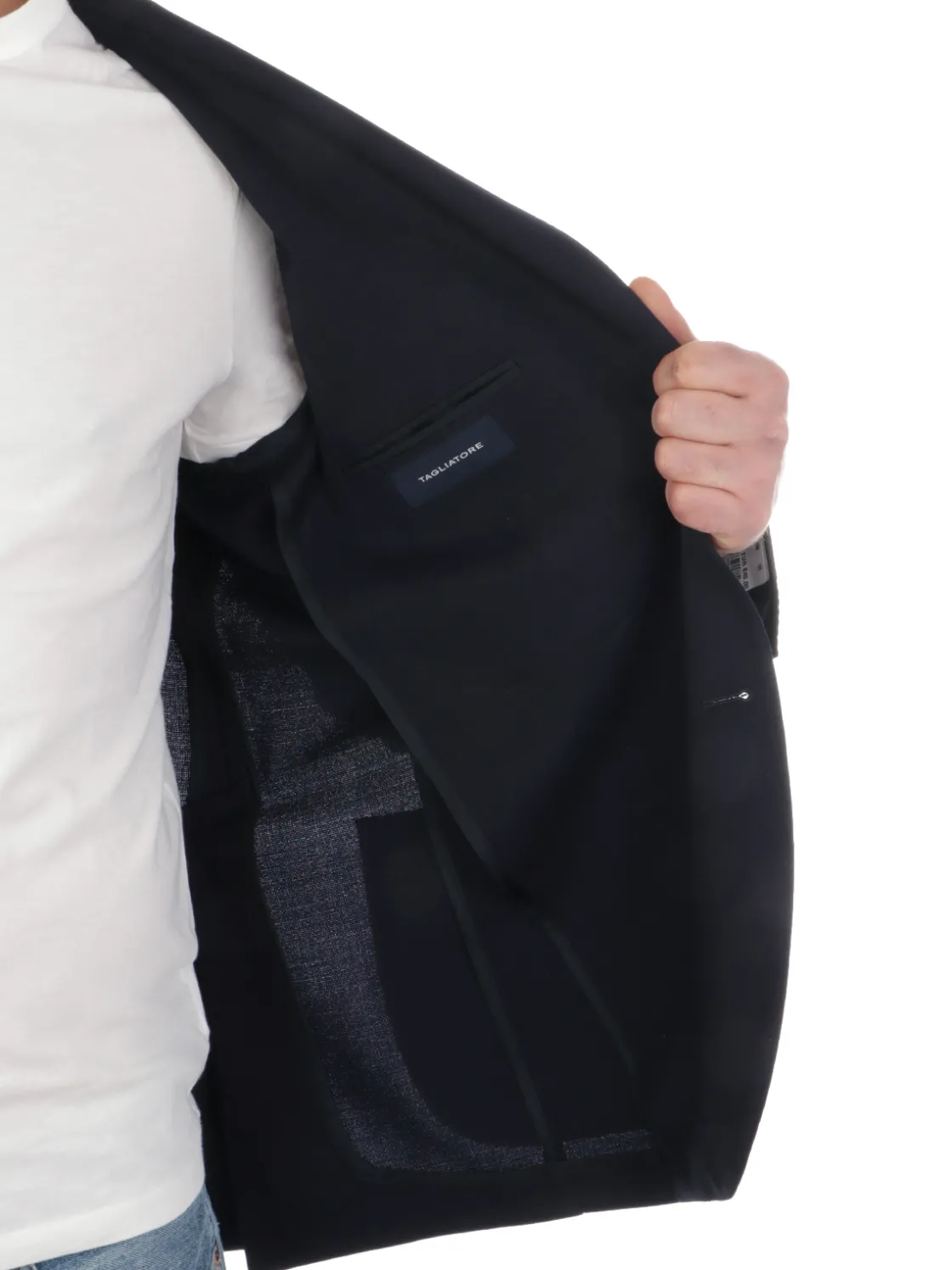Tagliatore | Giacca Uomo in Lana Vergine Stretch>Uomo Blazer E Giacche