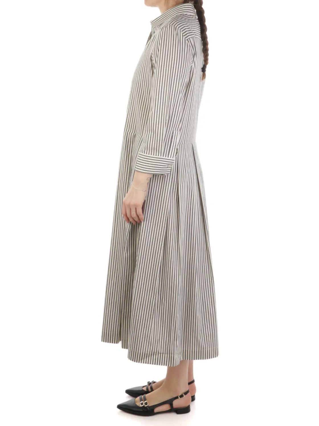 Tanzine | Abito Chemisier Donna in Popeline a Righe>Donna Abiti