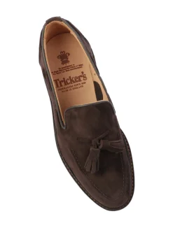 Tricker's | Mocassini in Suede Elton con Nappine><noscript><img width=