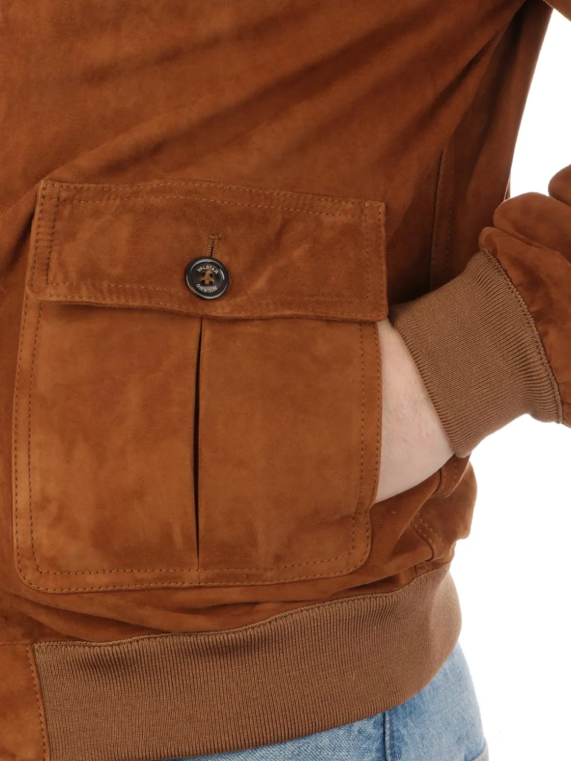 Valstar | ino Sfoderato in Suede>Uomo Giubbotti E Piumini