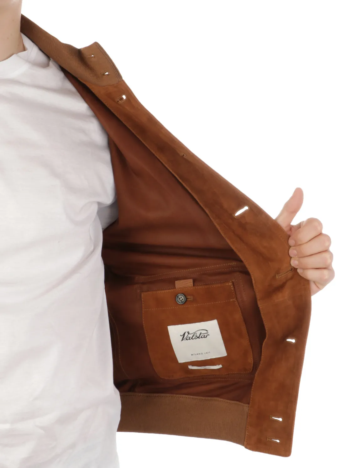 Valstar | ino Sfoderato in Suede>Uomo Giubbotti E Piumini