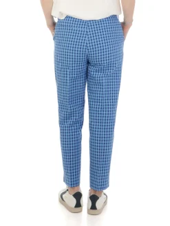 Via Masini 80 | Pantaloni Donna Vichy in Cotone>Donna Pantaloni